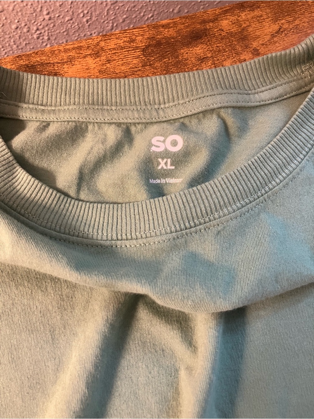 SO Women’s boxy Shortsleeve crewneck crop T-shirt oversized large green - Picture 9 of 11